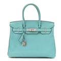 Togo BIRKIN 30 Bleu Atoll