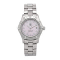 Stainless Steel Diamond Pink Mother of Pearl 27mm Aquaracer Lady Quartz Watch WAF141H