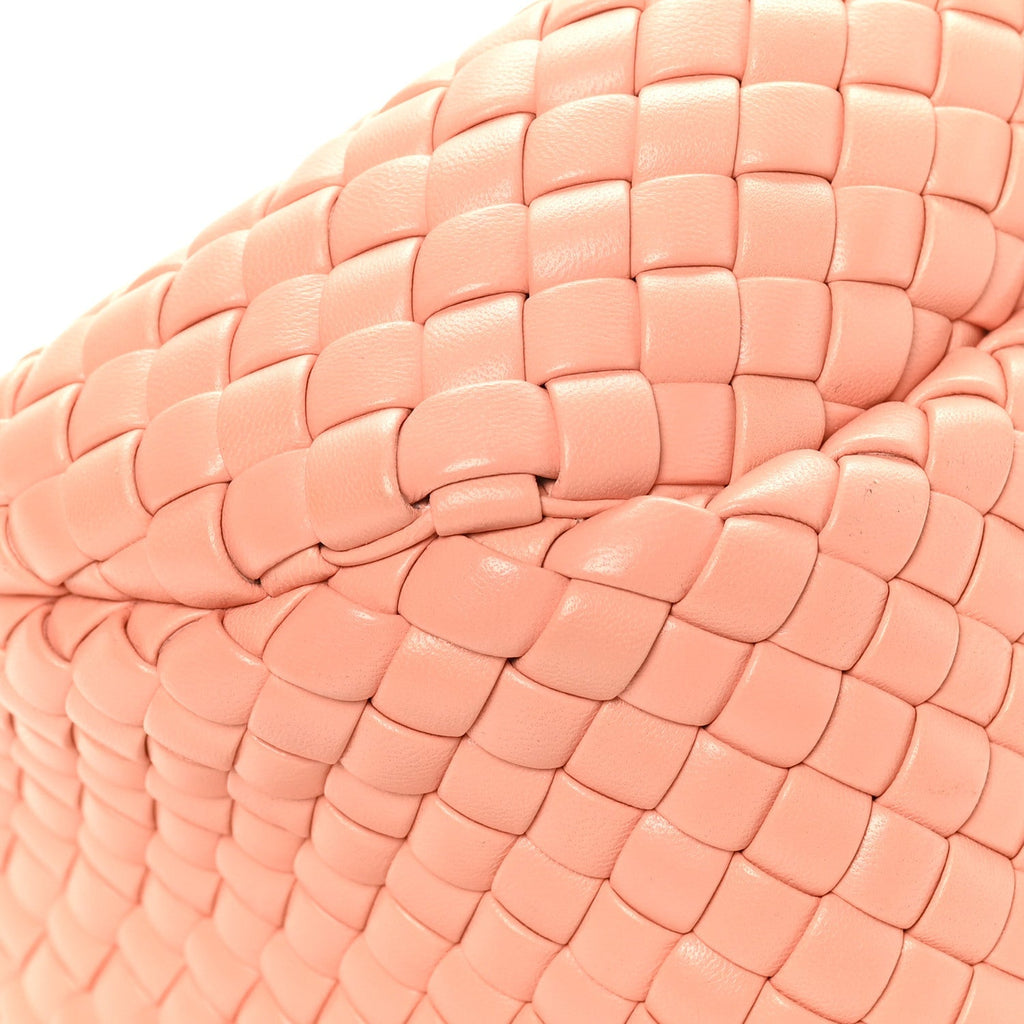 Lambskin Padded Intrecciato Mini Jodie Peachy