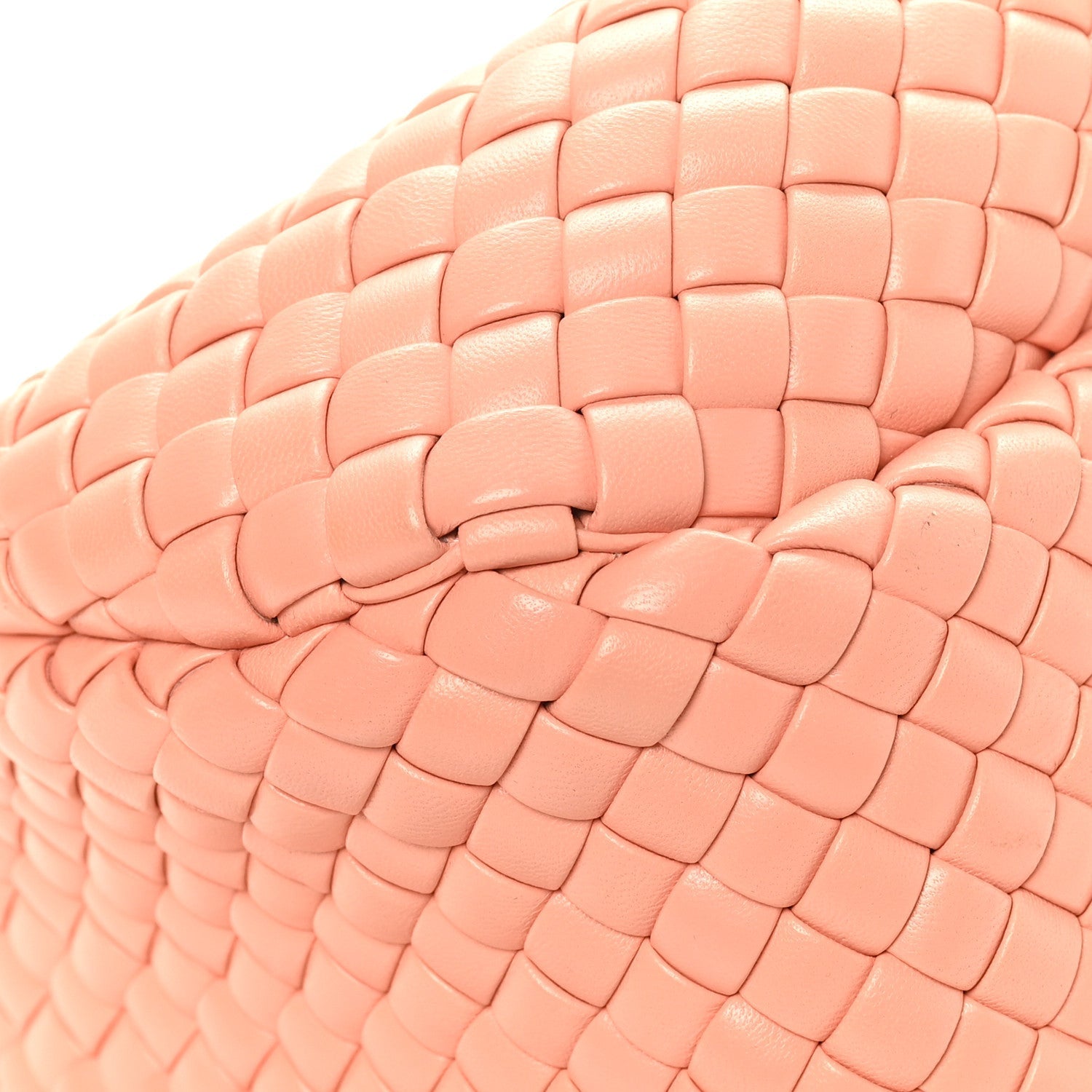 Lambskin Padded Intrecciato Mini Jodie Peachy