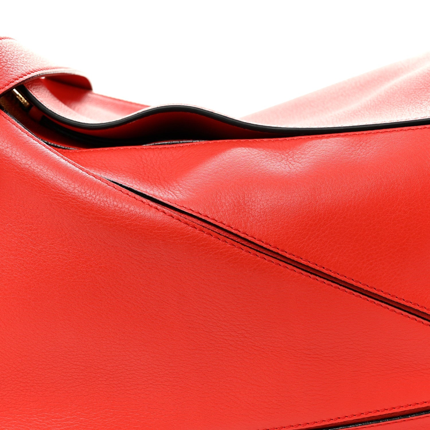 Calfskin Medium Puzzle Bag Scarlet