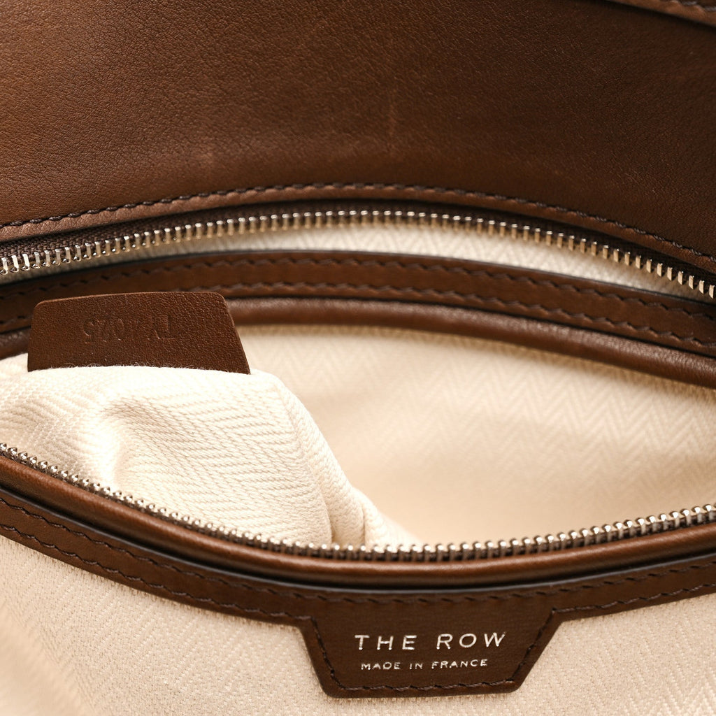 Polished Saddle Calfskin Marlo 14 Deep Brown