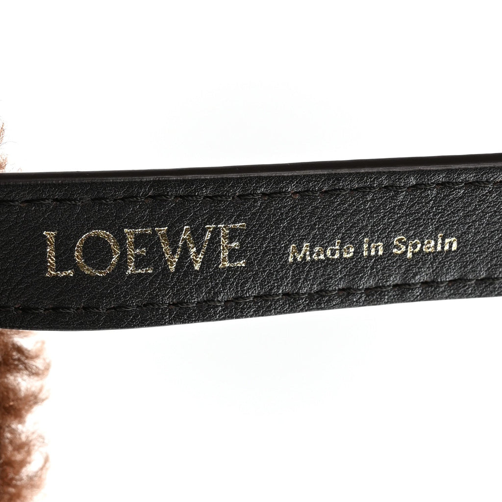 Shearling Large Puzzle Fold Tote Multicolor