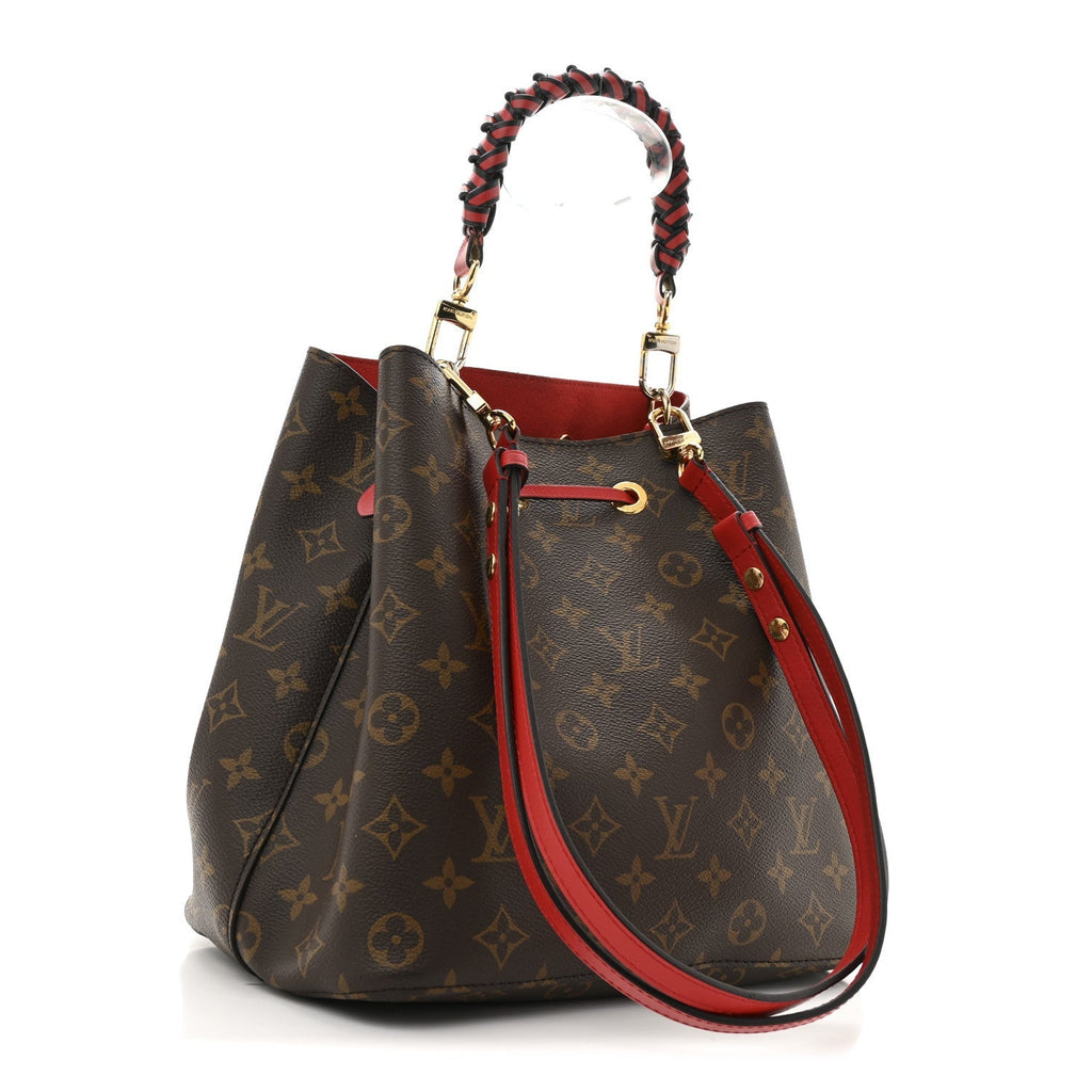 Monogram Braided Neonoe Coquelicot