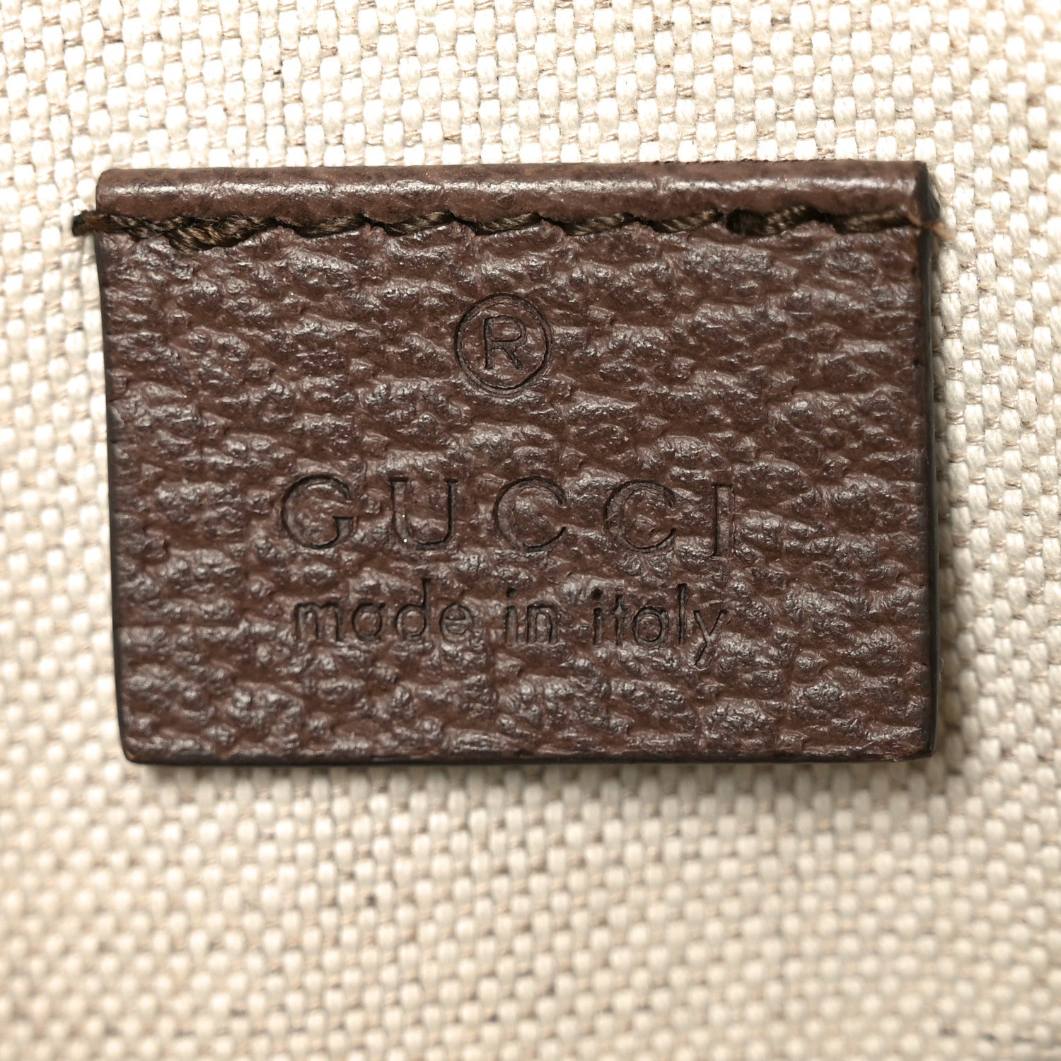 GG Supreme Monogram Neo Vintage Web Belt Bag Brown