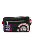 GG Supreme Monogram Night Courrier Belt Bag Black Multicolor