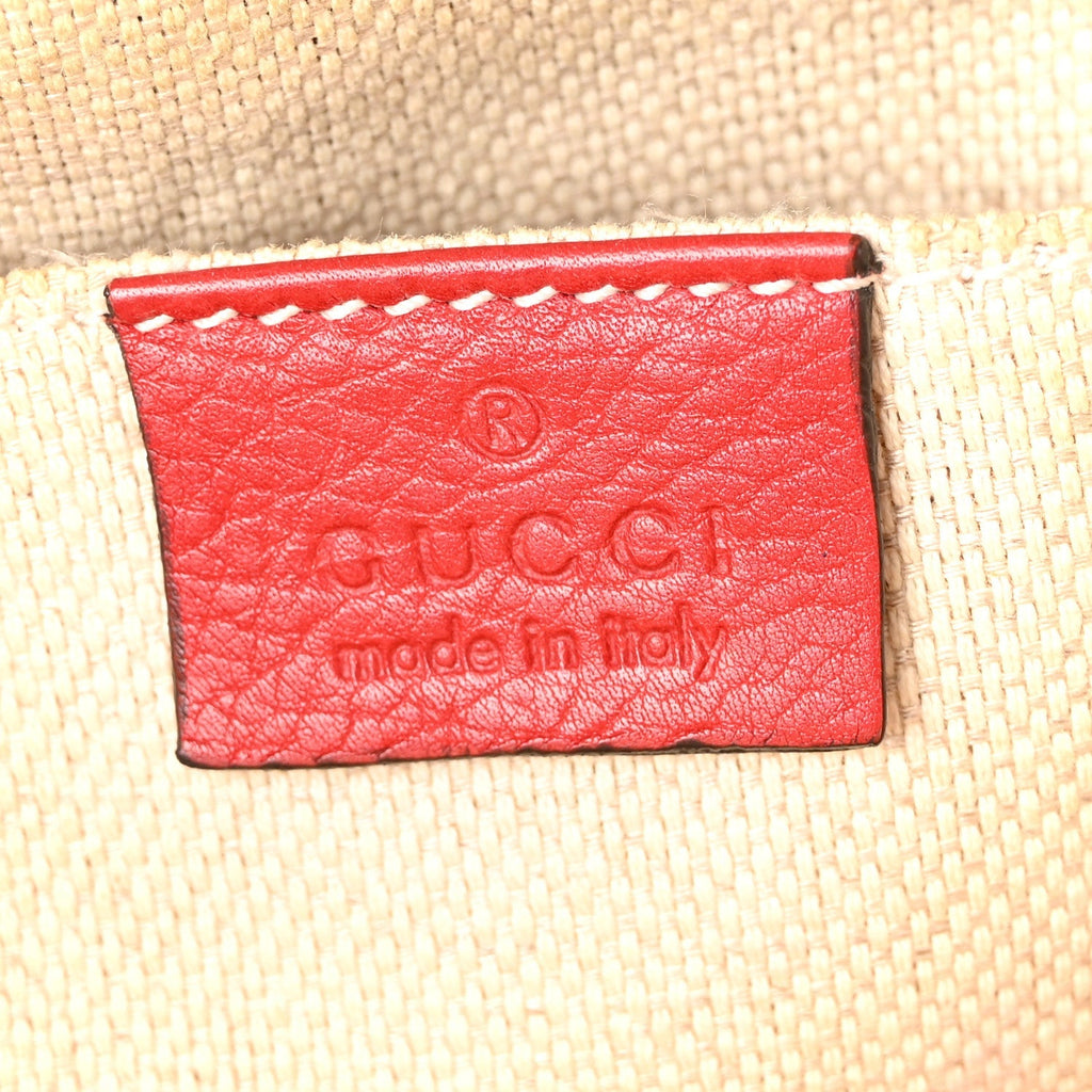 Pebbled Calfskin Small Soho Disco Bag Tabasco Red