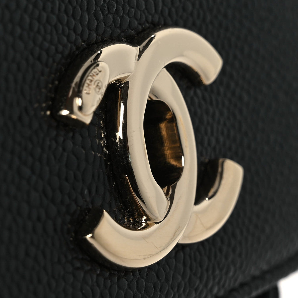 Caviar Quilted Business Affinity Backpack Black