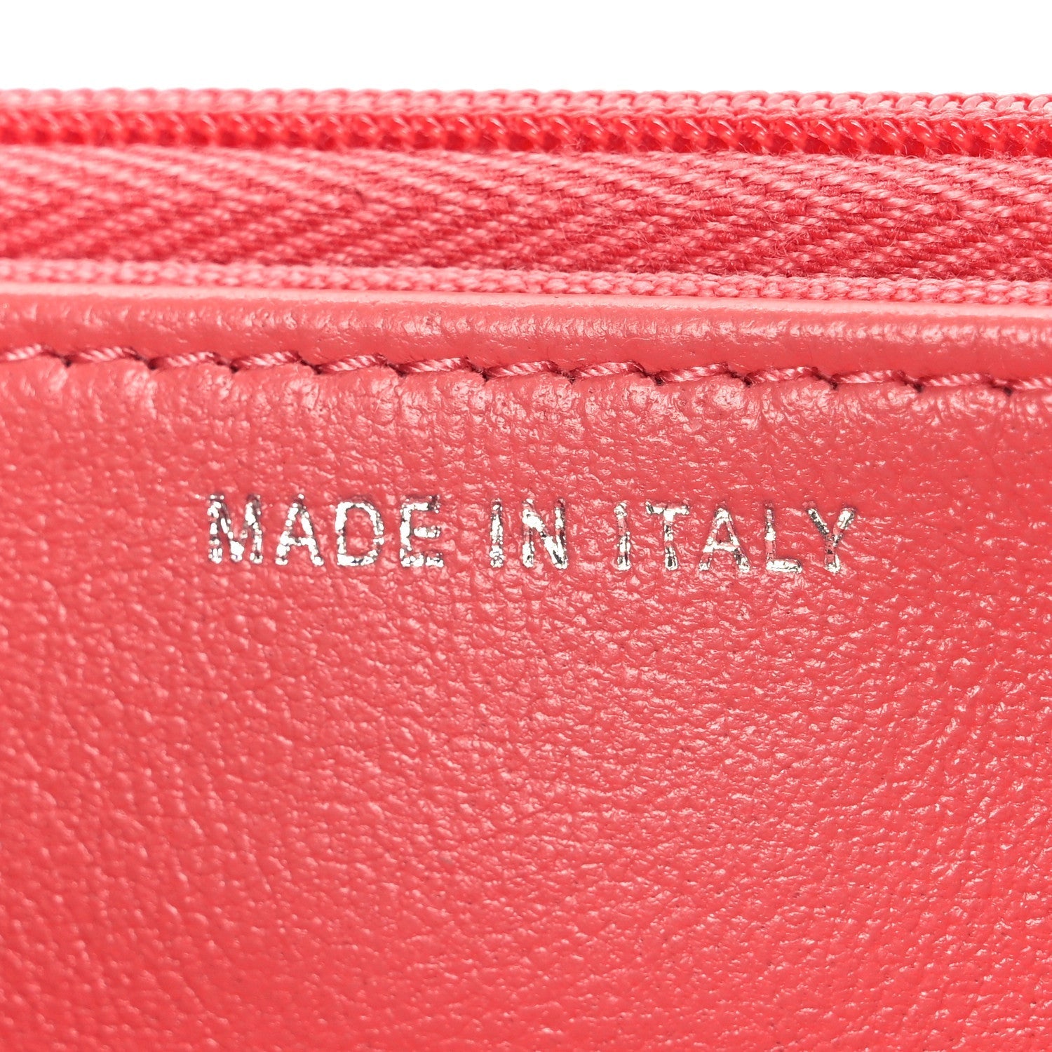 Lambskin Quilted Wallet On Chain WOC Pink