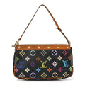 Monogram Multicolor Pochette Accessories Black