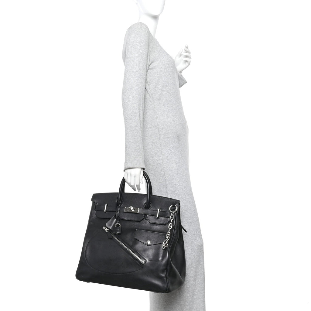 Veau Volupto Rock HAC Birkin 40 Black