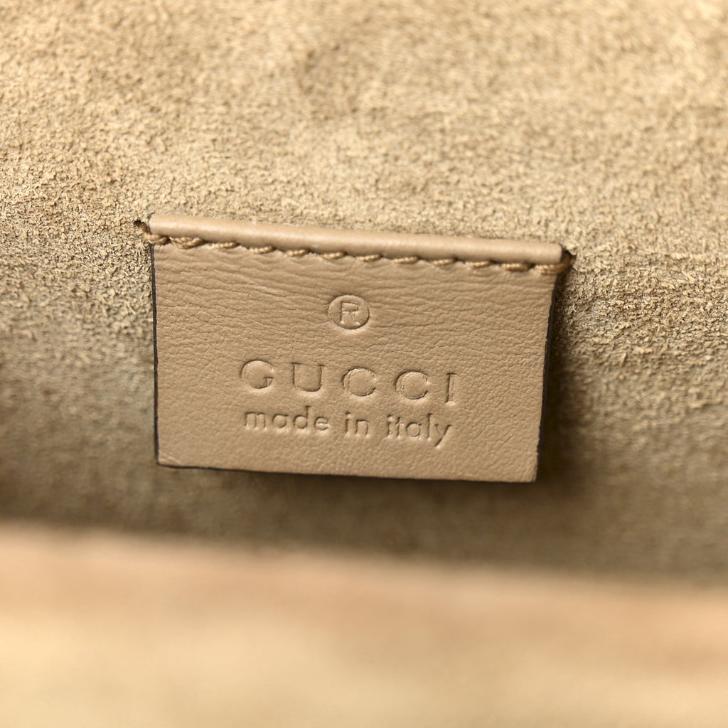 GG Supreme Monogram Mini Dionysus Shoulder Bag Taupe