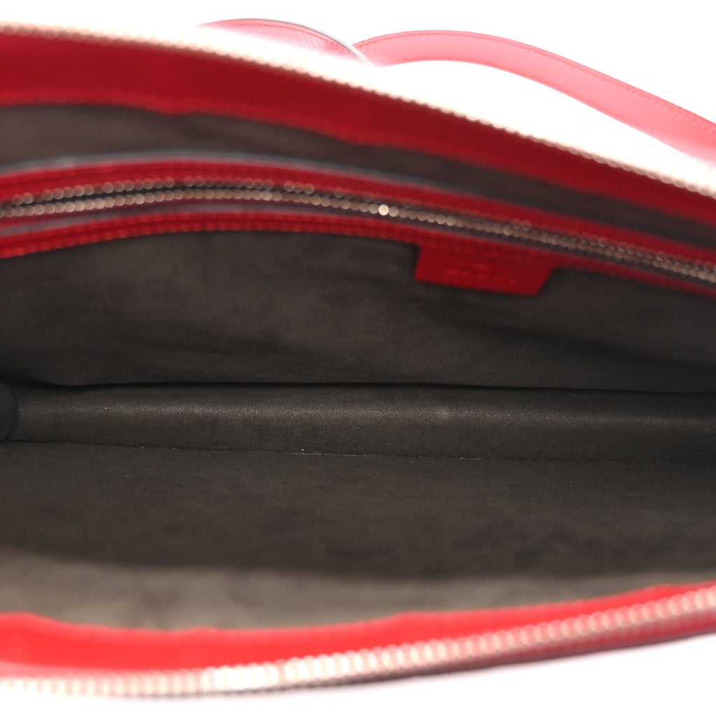Guccissima Signature Messenger Bag Hibiscus Red
