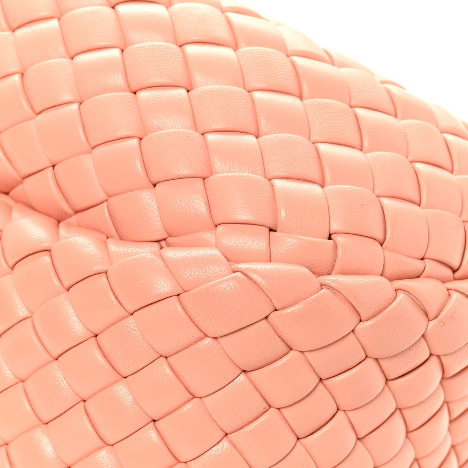 Lambskin Padded Intrecciato Mini Jodie Peachy