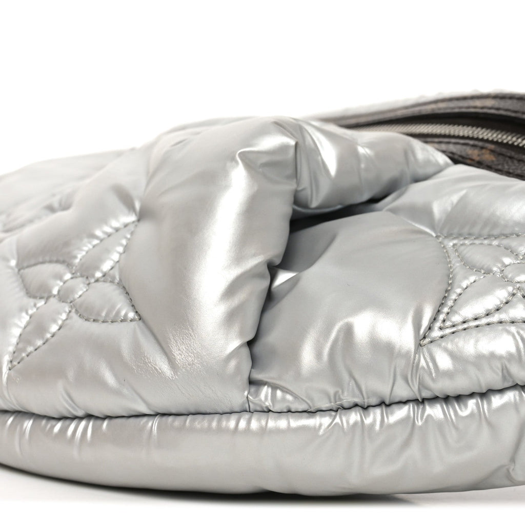 Econyl Monogram Pillow BumBag Silver