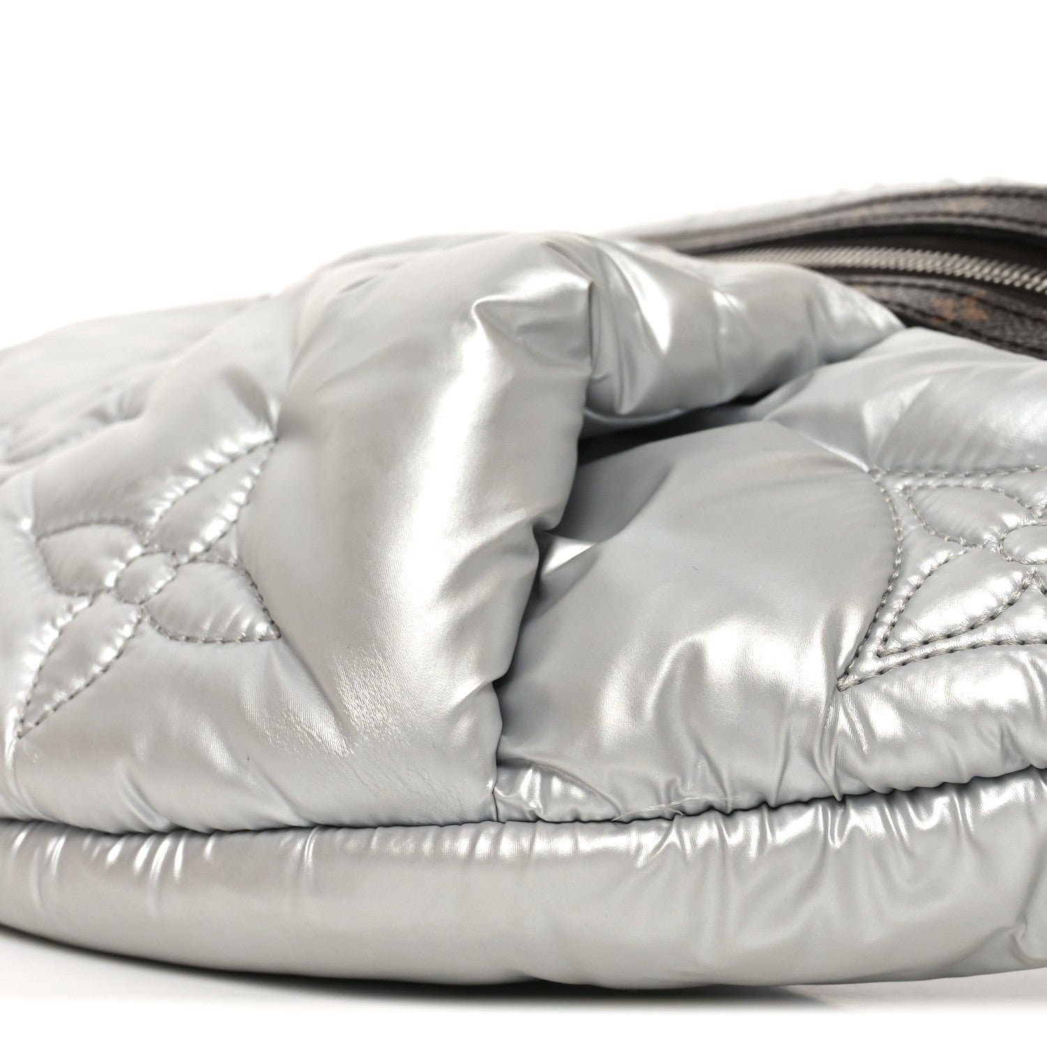 Econyl Monogram Pillow BumBag Silver