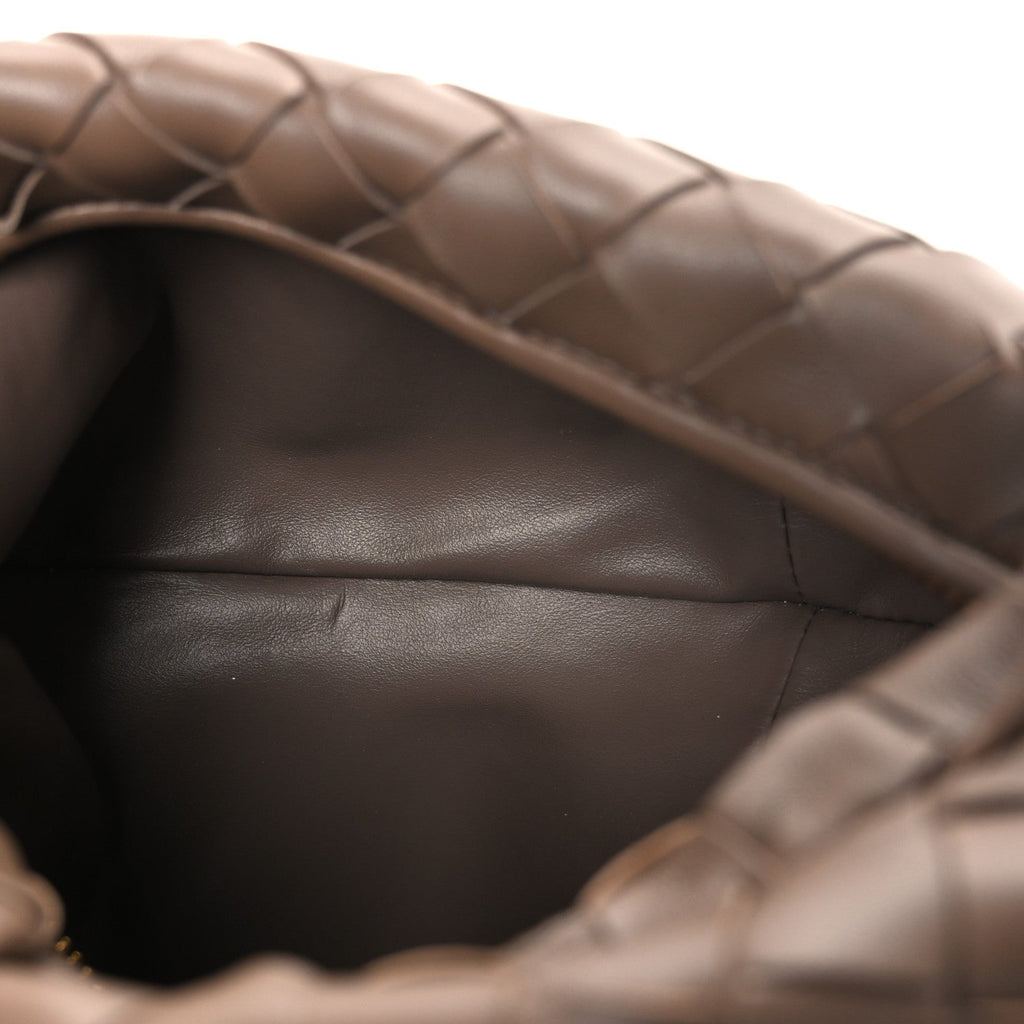 Nappa Intrecciato Mini Jodie Dark Taupe
