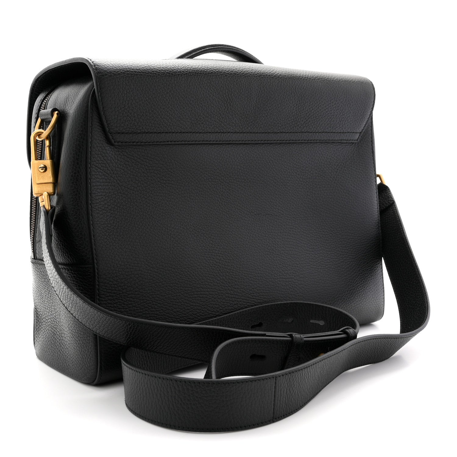 Dollar Calfskin GG Marmont Briefcase Black