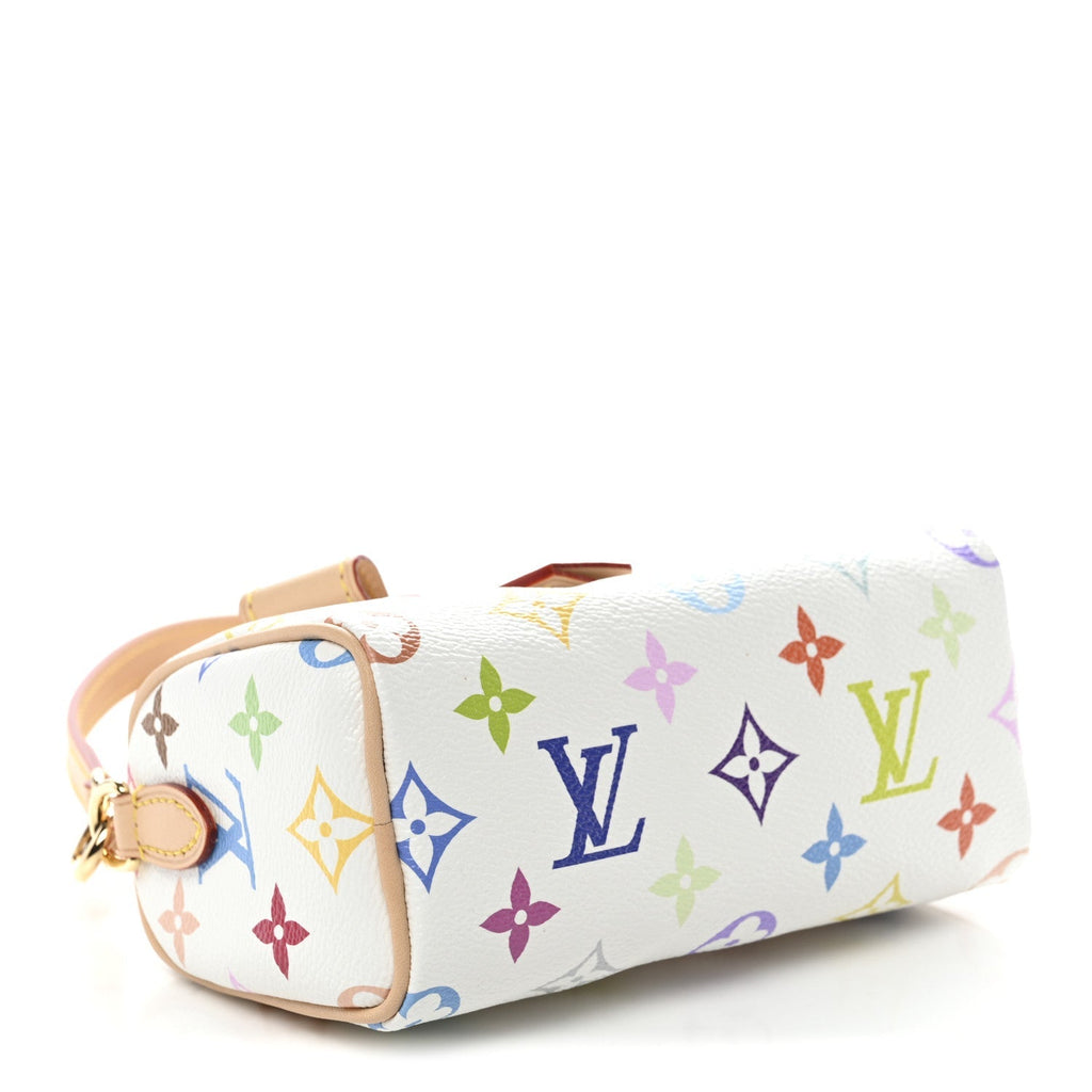 LV X TM Monogram Multicolor Nano Speedy White