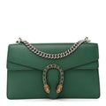 Dollar Calfskin Crystal Small Dionysus Shoulder Bag Emerald
