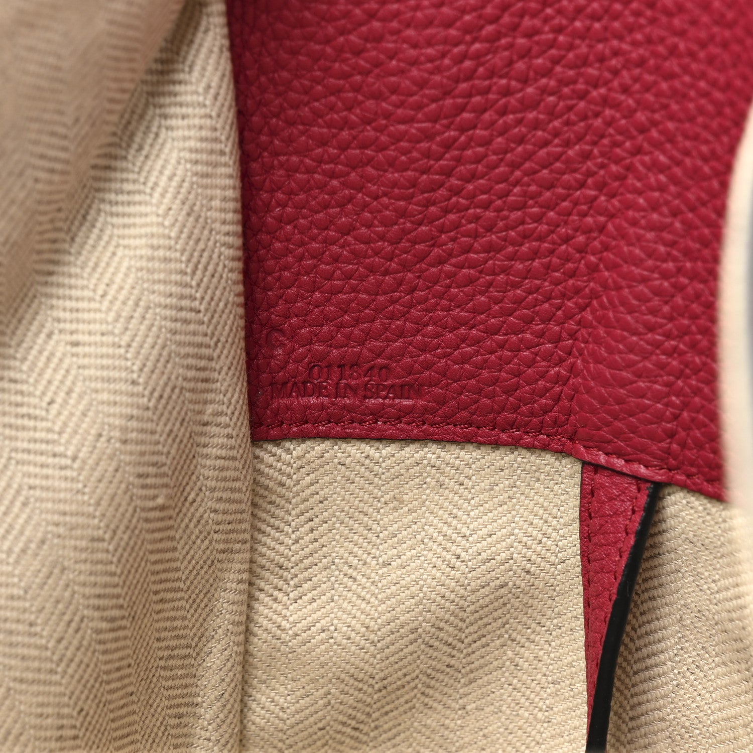 Grained Calfskin Small Hammock Shoulder Bag Raspberry