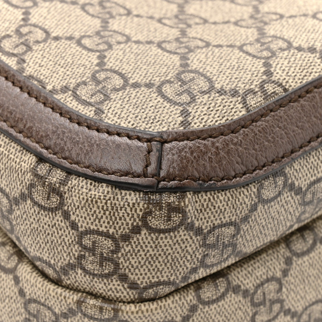 GG Supreme Monogram Medium Ophidia Day Backpack Beige Ebony New Acero