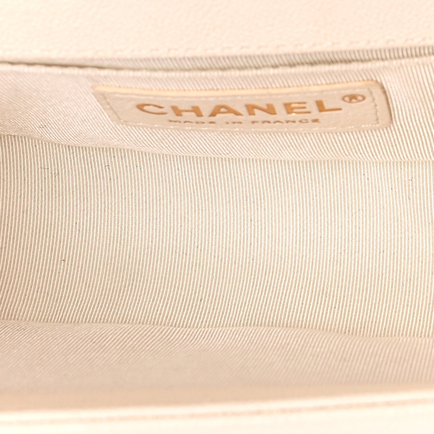 Caviar Quilted Small Boy Flap White