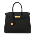 Togo Birkin 30 Black