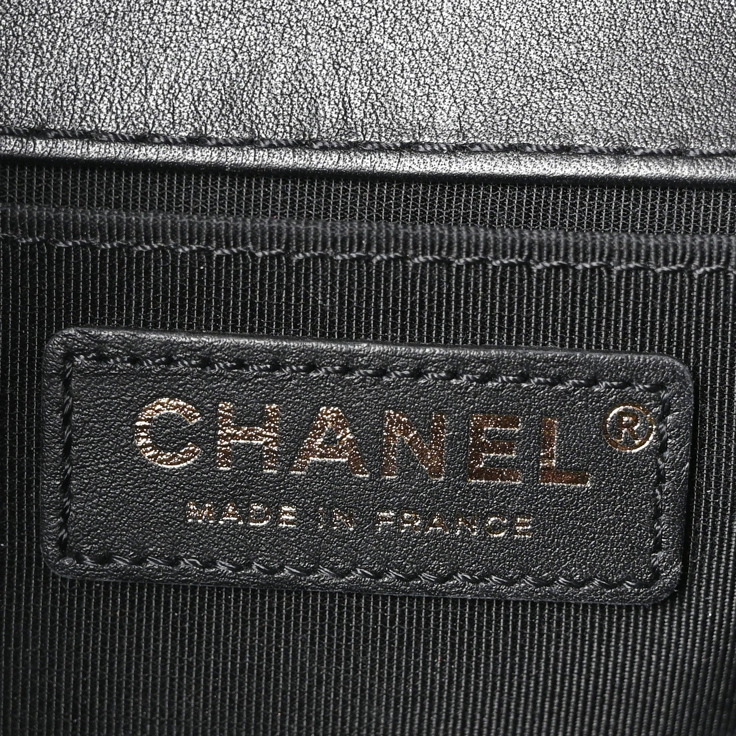 Calfskin Quilted Medium Boy Top Handle Flap Black