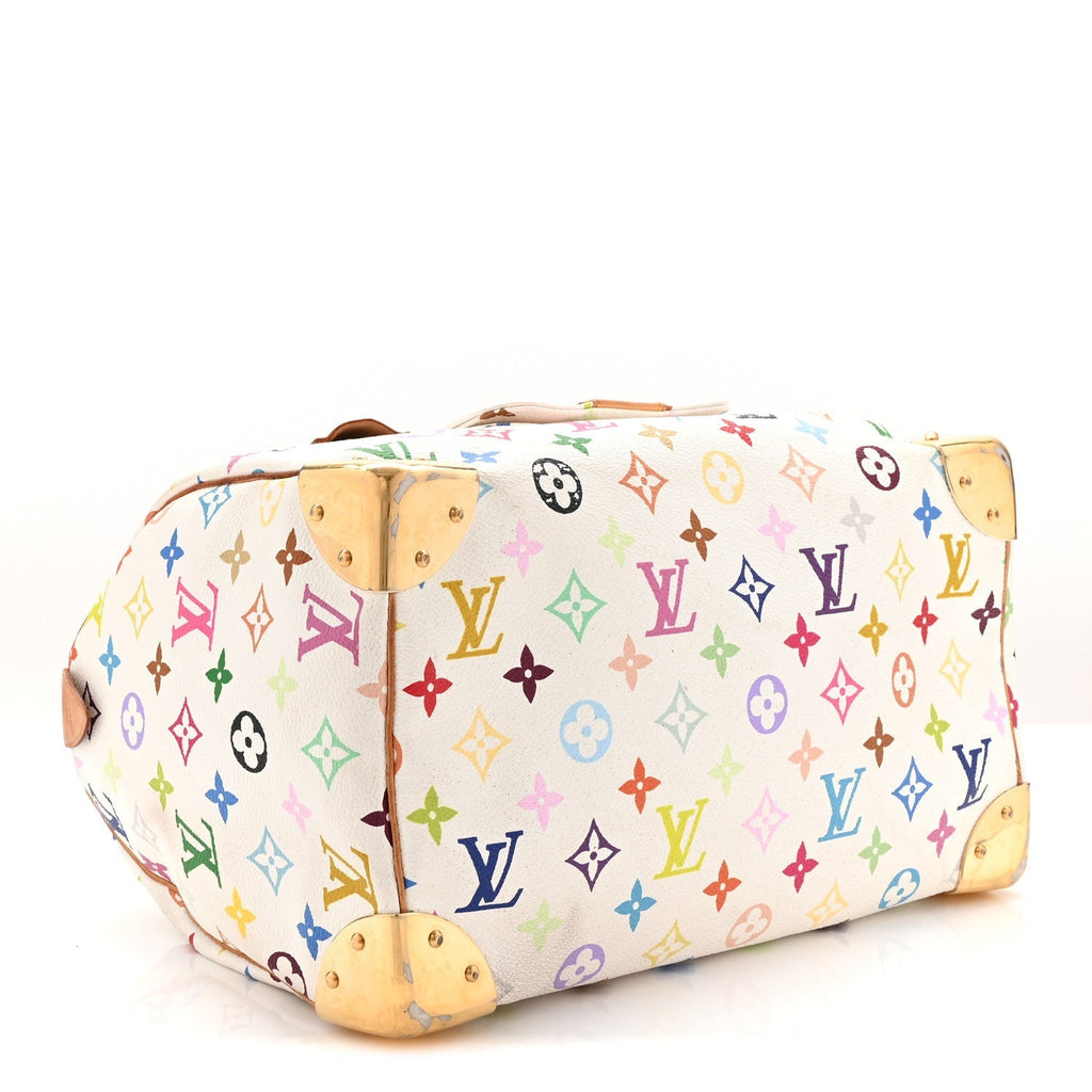 Monogram Multicolor Speedy 30 White
