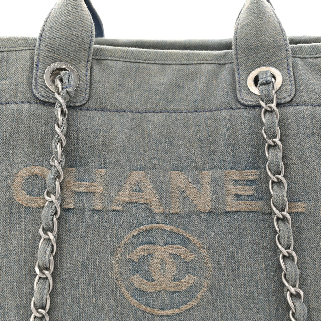 Denim Medium Deauville Tote Light Blue
