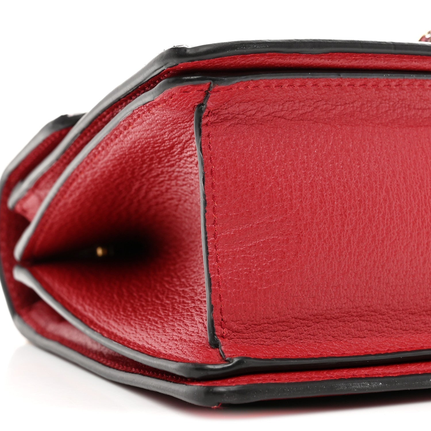 GG Supreme Monogram Small Queen Margaret Top Handle Bag Red