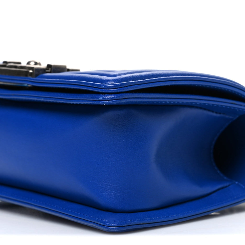 Galuchat Stingray Small Boy Flap Blue