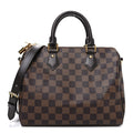 Damier Ebene Speedy Bandouliere 25