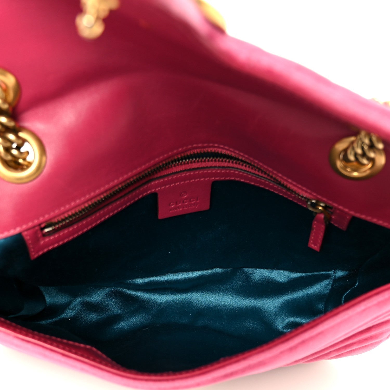 Velvet Matelasse Small GG Marmont Shoulder Bag Light Raspberry Rose