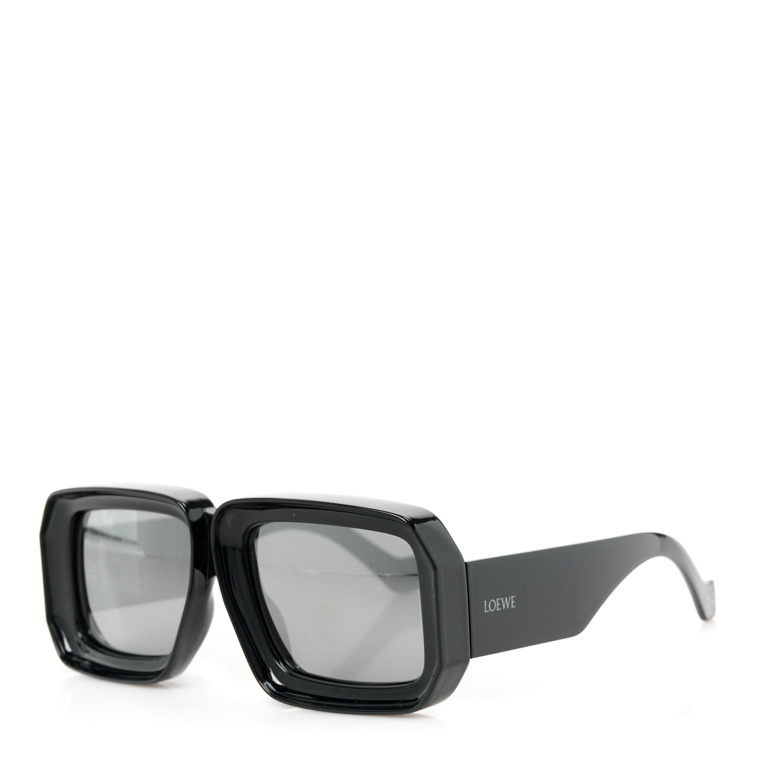 Acetate Paula's Ibiza Dive In Mask Sunglasses LW40064U Black Silver