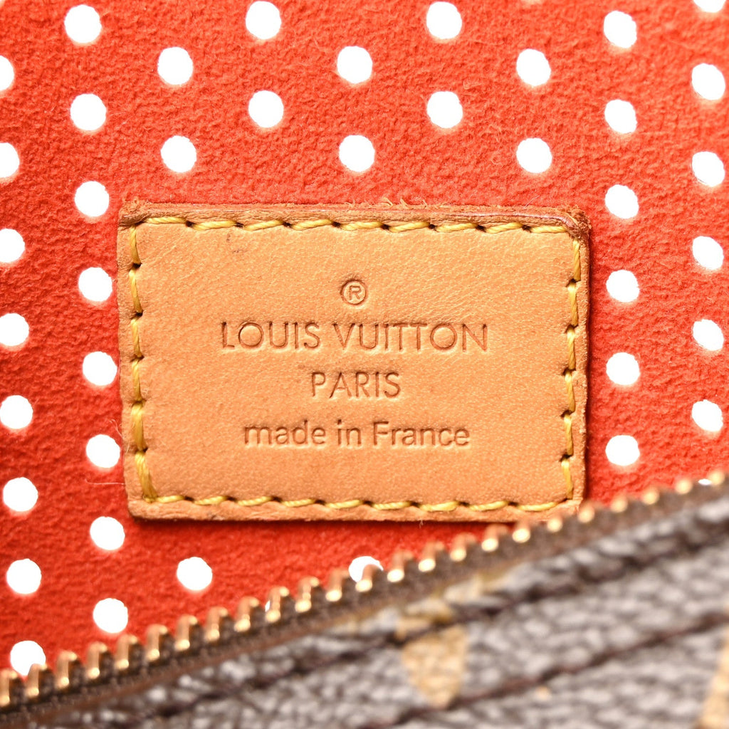 Monogram Perforated Speedy 30 Orange