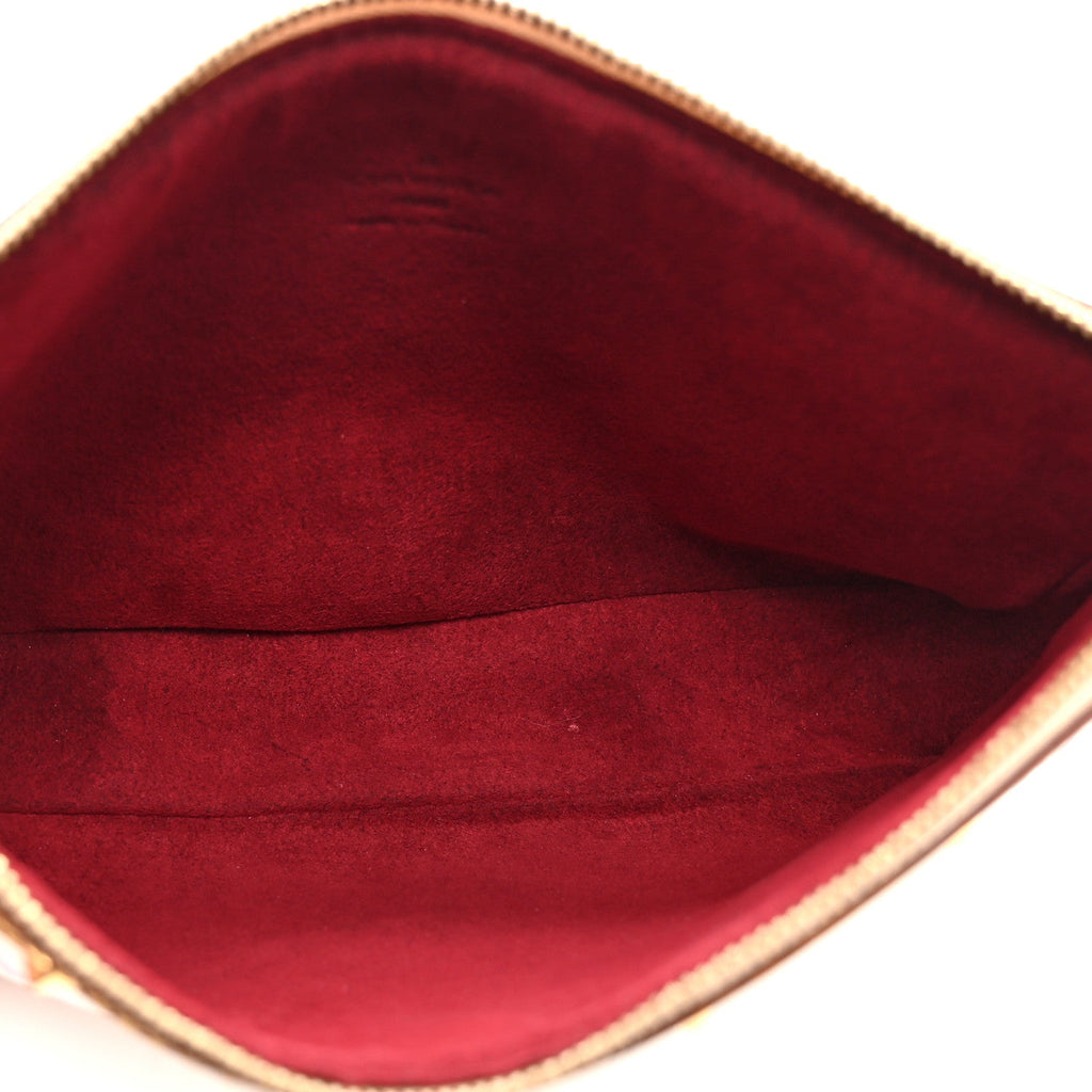 Monogram Multicolor Pochette Accessories White