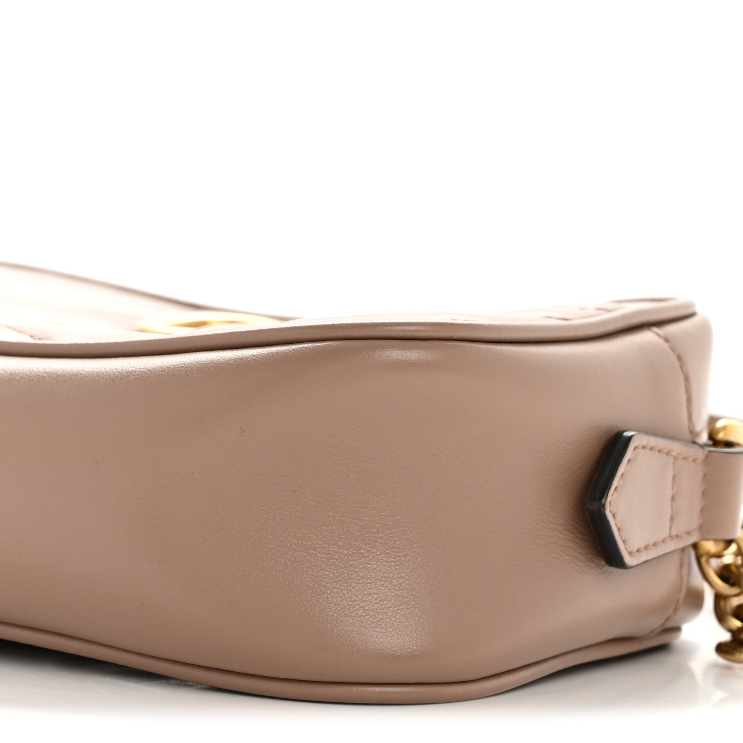 Calfskin Matelasse Mini GG Marmont Chain Shoulder Bag Porcelain Rose