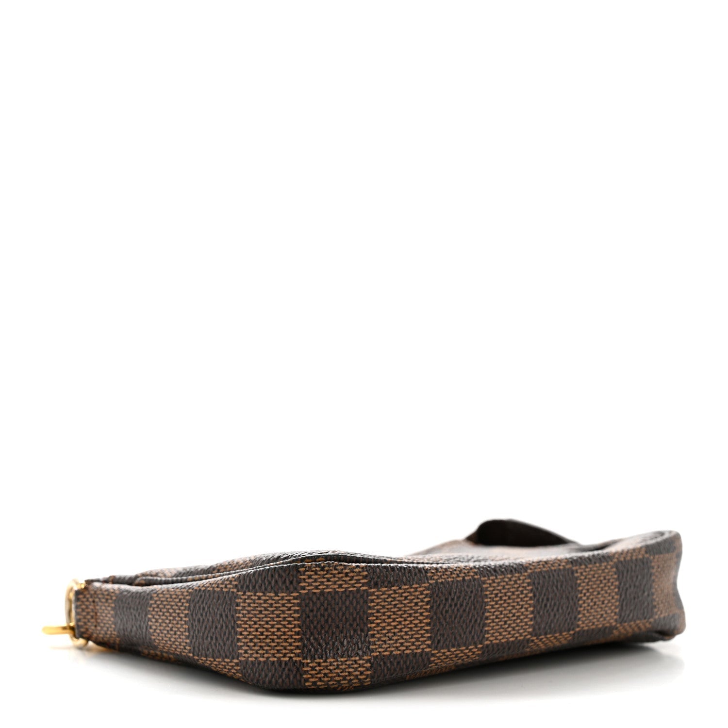Damier Ebene Complice Trunks and Bags Mini Pochette Accessories Red