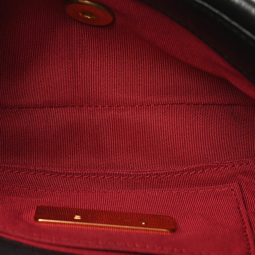 Lambskin Quilted Chanel 19 Waist Bag Black