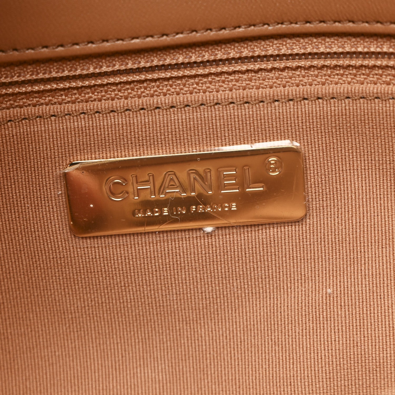 Lambskin Quilted Medium Chanel 19 Flap Brown
