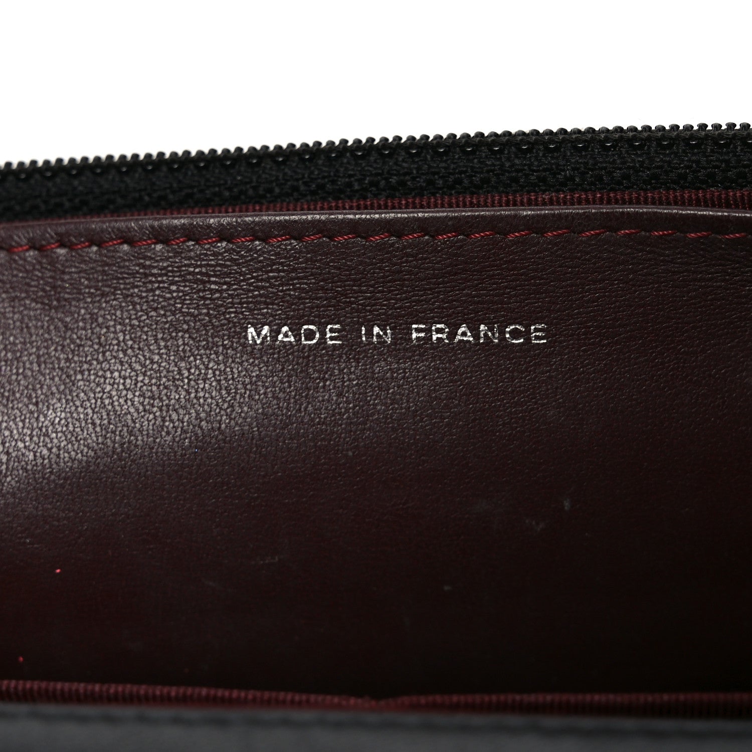 Lambskin Quilted Wallet On Chain WOC Black