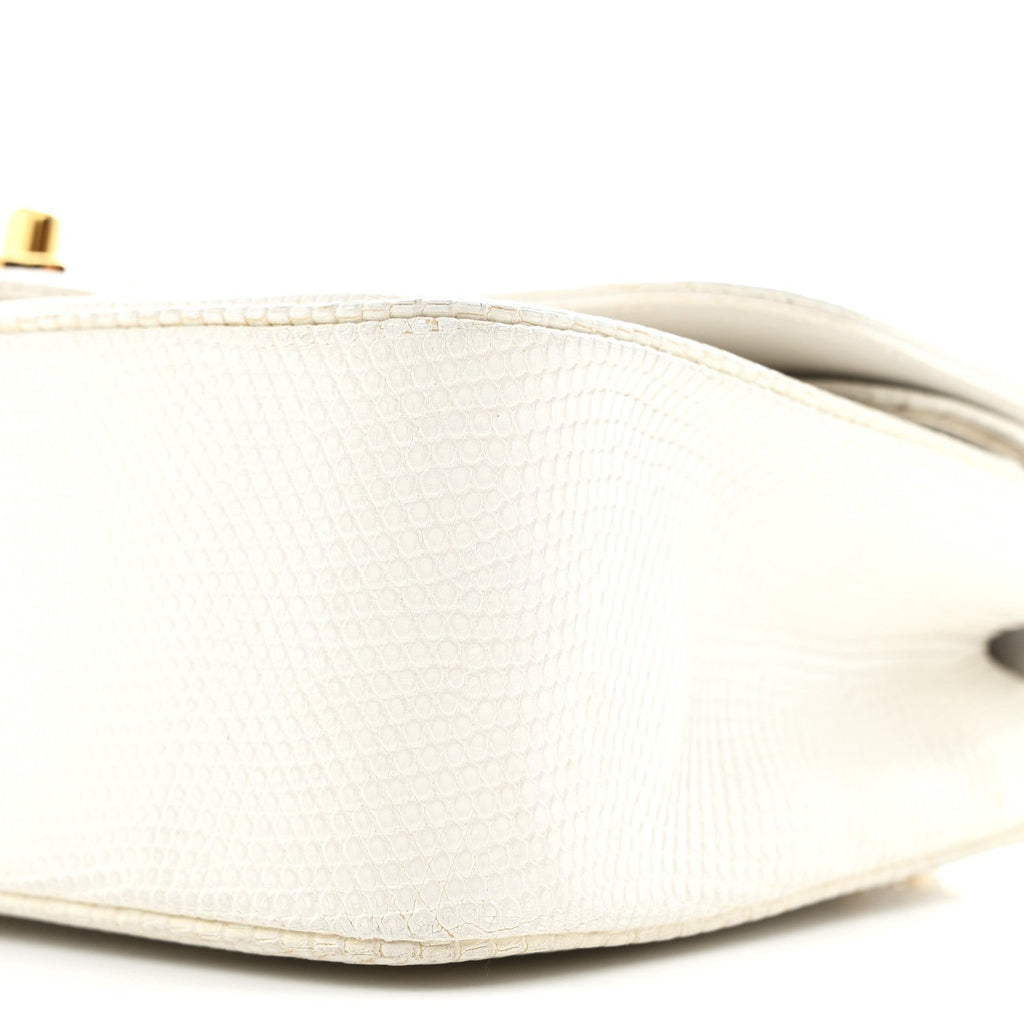 Lizard Small Double Flap White
