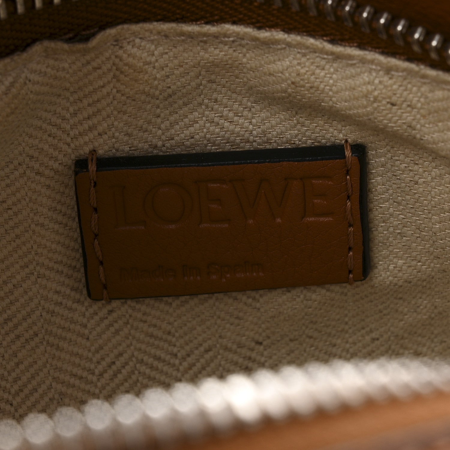 Calfskin Small Puzzle Bag Tan