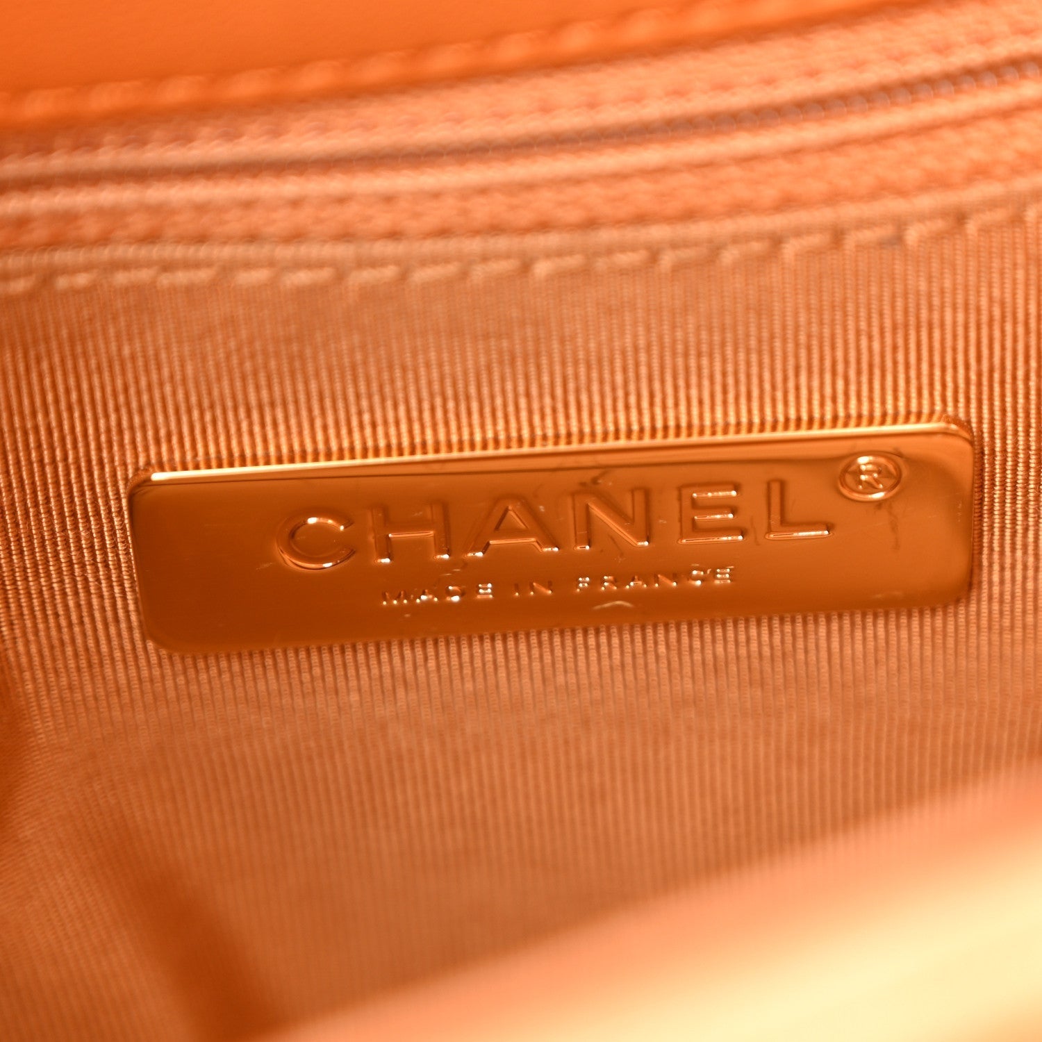 Lambskin Quilted Medium Chanel 19 Flap Light Brown