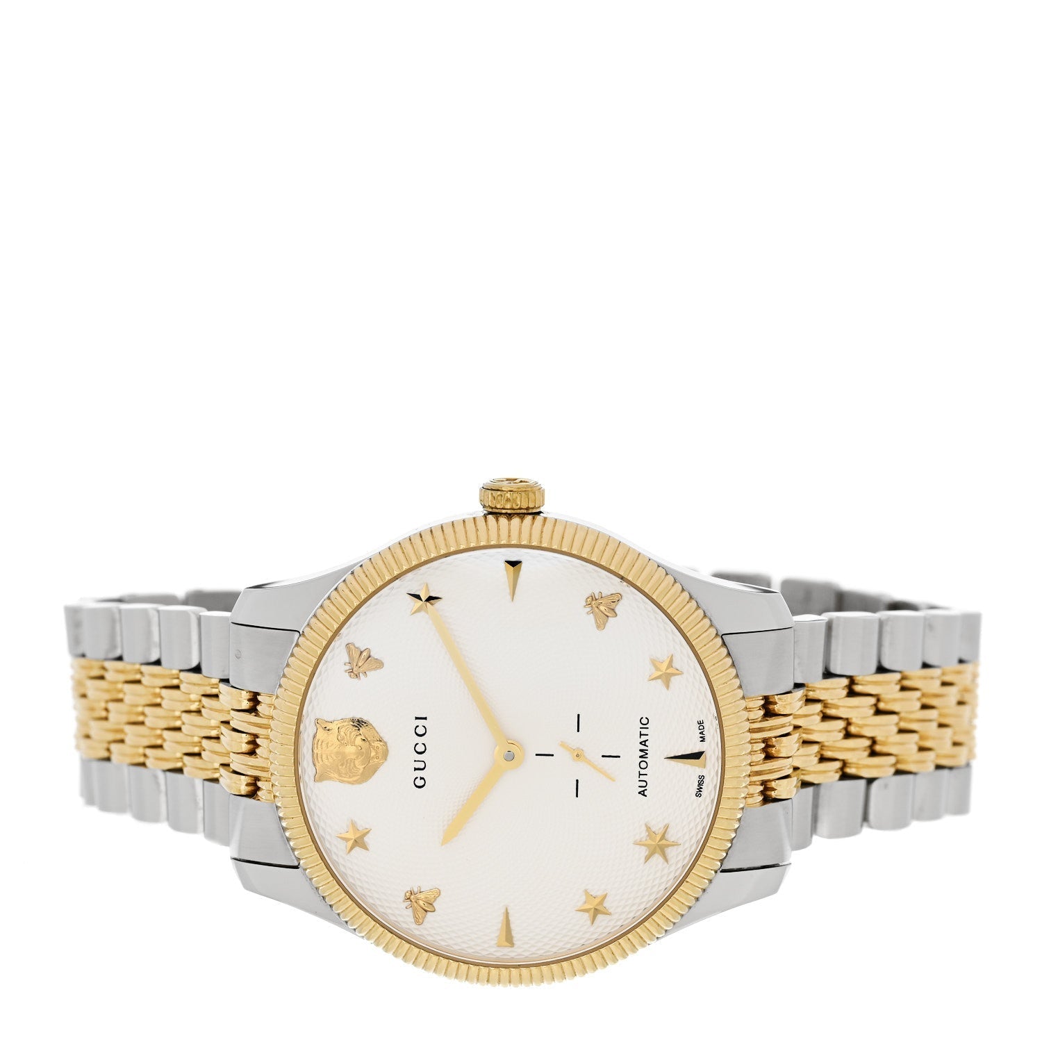 Stainless Steel 40mm G-Timeless Two Tone Charm Automatic Watch