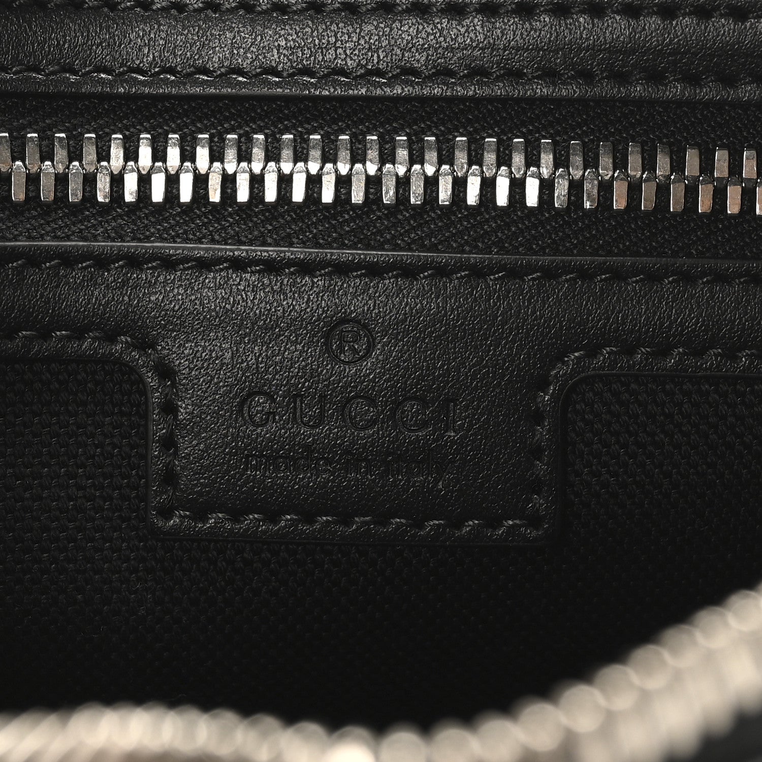 Soft GG Supreme Monogram Web Belt Bag Black Grey