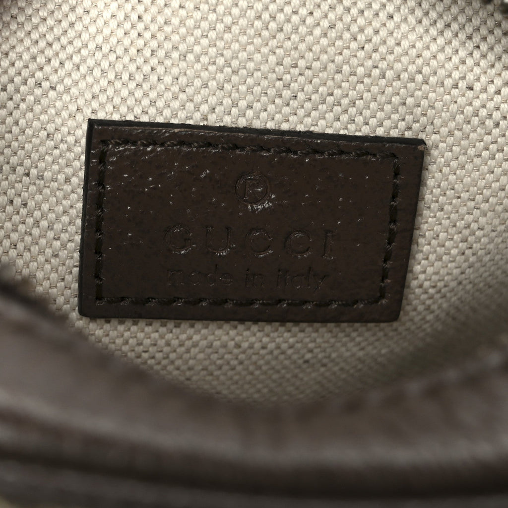 GG Supreme Monogram Web Mini Ophidia Messenger Brown