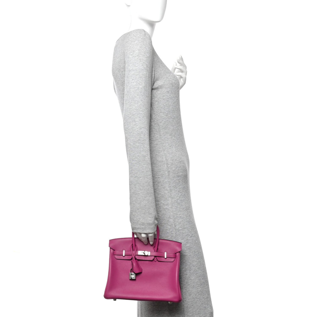 Swift Birkin 25 Rose Pourpre